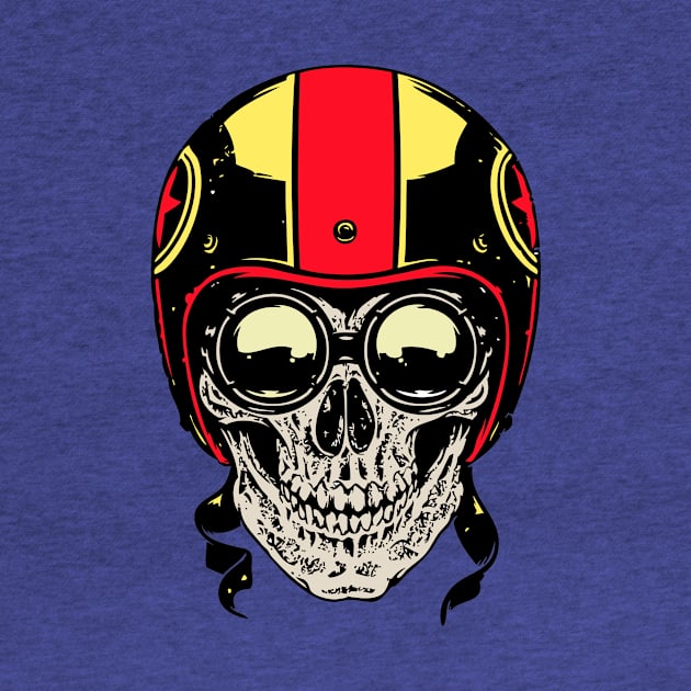 motorcycle skull by Spectrum